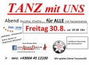 Gästehaus Peteln -Jerney am Klopeinersee w Plakat Freitag 30.8: TANZ mit UNS